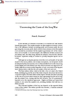 Uncovering the Costs of the Iraq War