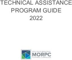 TECHNICAL ASSISTANCE PROGRAM GUIDE 2022 - MORPC