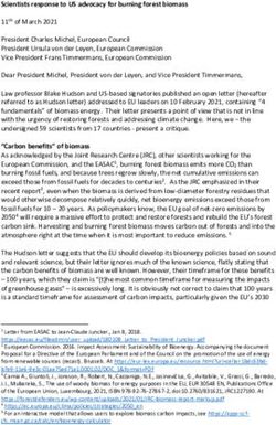 Scientists response to US advocacy for burning forest biomass