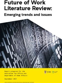 Future of Work Literature Review: Emerging trends and issues - Report prepared for the Australian Tax Office and Department of Home Affairs ...
