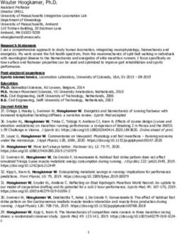 Wouter Hoogkamer, Ph.D - UMass Amherst