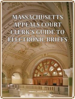 VERSION 1 - AUGUST 2020 - Mass.gov