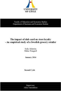 THE IMPACT OF CLUB CARD ON STORE LOYALTY - AN EMPIRICAL STUDY OF A SWEDISH GROCERY RETAILER - DIVA