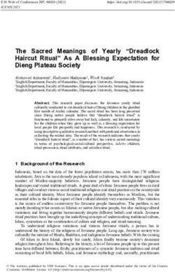 The Sacred Meanings of Yearly "Dreadlock Haircut Ritual" As A Blessing Expectation for Dieng Plateau Society