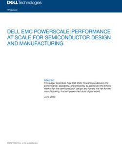 DELL EMC POWERSCALE: PERFORMANCE AT SCALE FOR SEMICONDUCTOR DESIGN AND MANUFACTURING