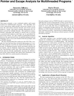Pointer and Escape Analysis for Multithreaded Programs ff