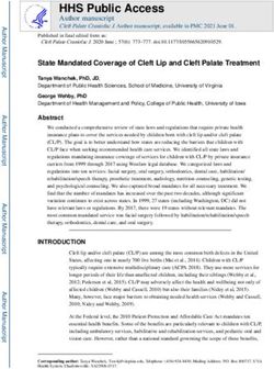 HHS Public Access Author Manuscript Cleft Palate Craniofac J. Author ...