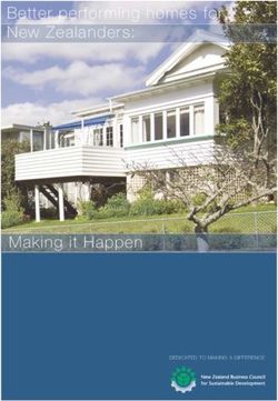 Better performing homes for New Zealanders: Making it Happen - Sustainable Business ...