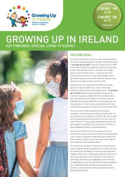 GROWING UP IN IRELAND - COHORT '98