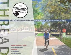 CITY OF LAGRANGE TRAIL SYSTEM MASTER PLAN & IMPLEMENTATION STRATEGY - THE LAGRANGE, GA