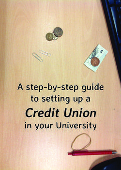 Credit Union to setting up a - A step-by-step guide