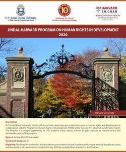 JINDAL-HARVARD PROGRAM ON HUMAN RIGHTS IN DEVELOPMENT - AWS
