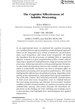 The Cognitive Effectiveness of Subtitle Processing