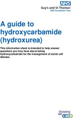 A guide to hydroxycarbamide (hydroxurea) - Guy's and St ...