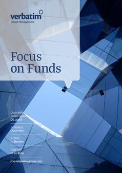 Focus on Funds Quarterly Fund Update - Q4 2018 - Verbatim Asset Management