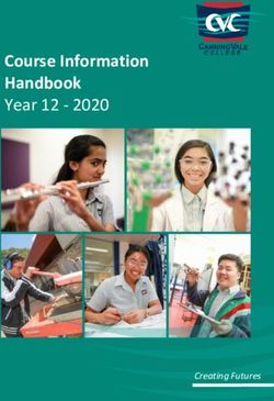 Course Information Handbook Year 12 2020 - Creating Futures - Canning Vale ...