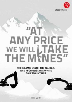 THE ISLAMIC STATE, THE TALIBAN, AND AFGHANISTAN'S WHITE TALC MOUNTAINS