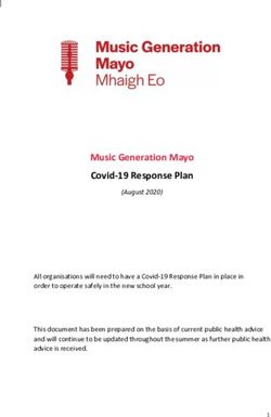 Music Generation Mayo Covid-19 Response Plan