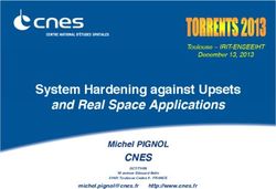And Real Space Applications - System Hardening against Upsets CNES