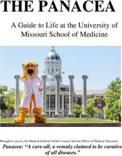THE PANACEA A Guide to Life at the University of Missouri School of Medicine - Panacea: "A cure-all; a remedy claimed to be curative