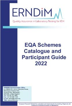 EQA Schemes Catalogue and Participant Guide - Erndim