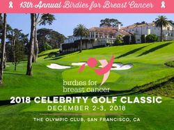 2018 CELEBRITY GOLF CLASSIC - 13th Annual Birdies for Breast Cancer - December 2-3, 2018