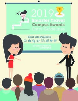 2019 Smarter Travel Campus Awards Entry Guidelines