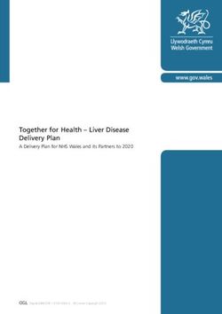 Together for Health - Liver Disease Delivery Plan - A Delivery Plan for NHS Wales and its Partners to 2020 - GOV.WALES