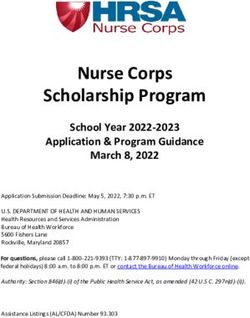 Nurse Corps Scholarship Program - School Year 2022-2023 Application ...