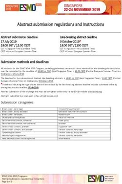 Abstract submission regulations and instructions