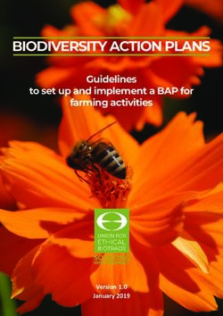 BIODIVERSITY ACTION PLANS - Guidelines to set up and implement a BAP ...