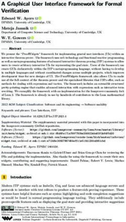 A Graphical User Interface Framework for Formal Verification - DROPS