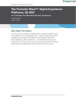 The Forrester Wave: Digital Experience Platforms, Q3 2021