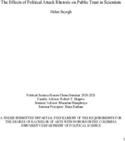 The Effects of Political Attack Rhetoric on Public Trust in Scientists