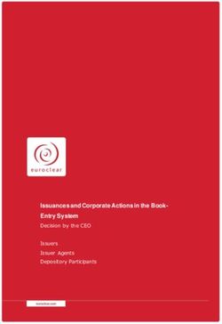 Issuances and Corporate Actions in the Book-Entry System - Euroclear