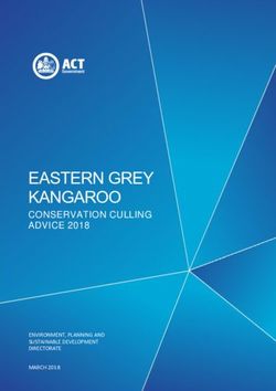 EASTERN GREY KANGAROO - CONSERVATION CULLING ADVICE 2018 - EASTERN GREY KANGAROO CONSERVATION CULLING ADVICE 2018 - Environment, Planning and ...