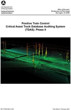 Positive Train Control Critical Asset Track Database Auditing System (TDAS): Phase II