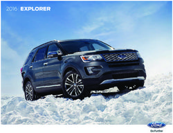 Ford Explorer 2016. Brochure.