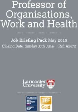 Professor of Organisations, Work and Health - Job Briefing Pack May 2019 Closing Date: Sunday 30th June | Ref: A2672 - Jobs at ...