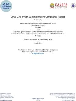 2020 G20 Riyadh Summit Interim Compliance Report
