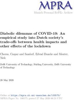 Diabolic dilemmas of COVID-19: An empirical study into Dutch society's trade-offs between health impacts and other effects of the lockdown