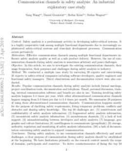 Communication channels in safety analysis: An industrial exploratory case study