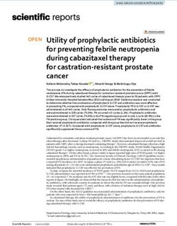Utility of prophylactic antibiotics for preventing febrile neutropenia during cabazitaxel therapy for castration resistant prostate cancer - Nature