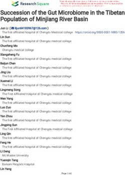 Succession of the Gut Microbiome in the Tibetan Population of Minjiang River Basin