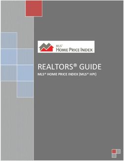 REALTORS GUIDE MLS HOME PRICE INDEX (MLS HPI)