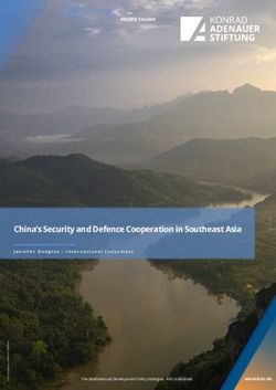 China's Security and Defence Cooperation in Southeast Asia