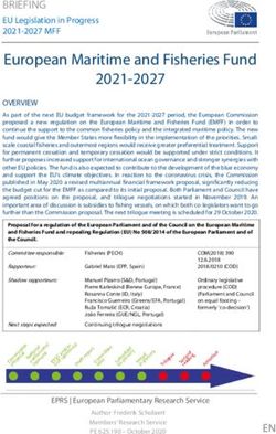 European Maritime and Fisheries Fund 2021-2027