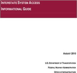 INTERSTATE SYSTEM ACCESS INFORMATIONAL GUIDE - AUGUST 2010 U.S. DEPARTMENT OF TRANSPORTATION FEDERAL HIGHWAY ADMINISTRATION OFFICE OF INFRASTRUCTURE