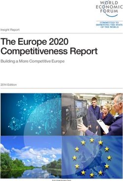 The Europe 2020 Competitiveness Report - Building a More Competitive Europe Insight Report - World Economic ...