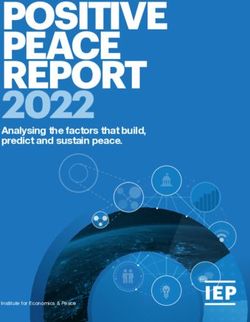 POSITIVE PEACE REPORT 2022 - Analysing the factors that build, predict and sustain peace - Vision of Humanity